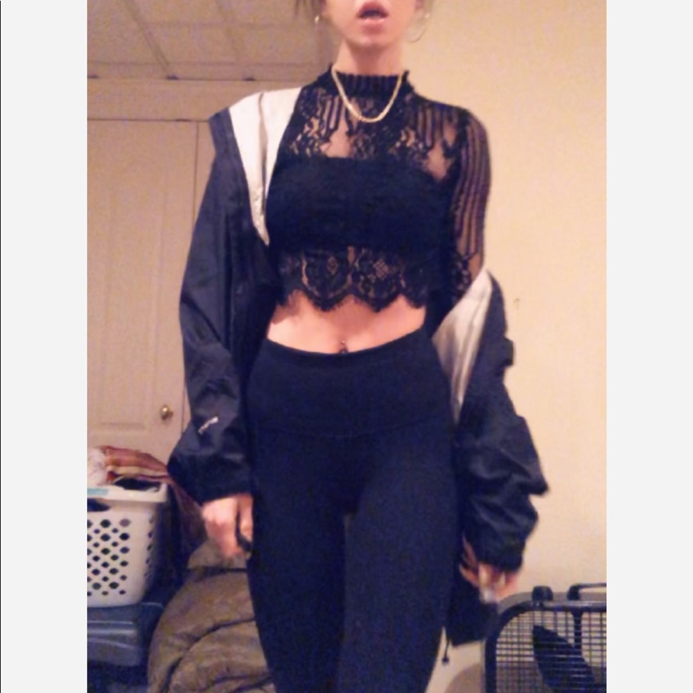 Lace long sleeve